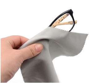 Chiffon de nettoyage de lunettes en microfibre, logo personnalisé de haute qualité, lingette écologique pour verres - Product Image 5