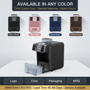 Máquina de Hielo 2 en 1 para Mostrador y Licuadora de Hielo con Compresor, Producción de 25 kg/día, Hielo Cuadrado, para Hogar, Bar y Uso Comercial - Product Image 6