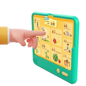 몬테소리 영어 독서 보드 장난감 어린이 학습 태블릿 말하기 플래시 카드 기계 교육 장난감