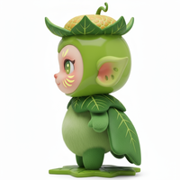 Poupées en peluche personnalisées de style Labubu en ABS et PVC, jouets à assembler, tailles personnalisées 10 cm et 15 cm