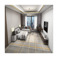 Fabrication de tapis Fourniture de tapis Luxe européen haut de gamme 5 étoiles Hôtel Décoration Sol Mur à Mur Tapis Carreaux Tapis