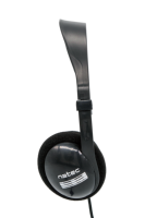 Casque filaire supra-auriculaire ajustable et extensible avec grandes oreillettes souples, suppression du bruit ENC, étanche IPX-7 pour PC/ordinateur portable et jeux
