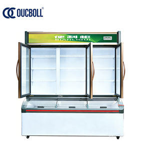 Nuevo Congelador para Tiendas <span class=keywords><strong>de</strong></span> Conveniencia, Refrigerador Multifuncional para Supermercados, Temperatura Ajustable 0 ℃ ~10 ℃ /-18 ℃ - Product Image 2