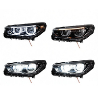 Pour BMW Série 5 GT F07 2010-2017 - Ensemble de phares - Angel Eye - LED bicolore - Mise à niveau DRL
