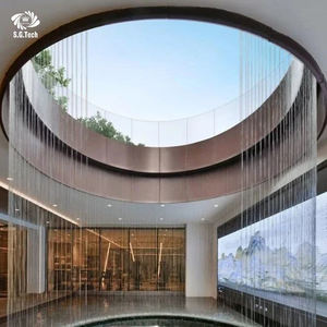 Grafische Wasserspiel-Dekoration für Innenräume, Einkaufszentren, Außenbereiche, Gärten, Pools, Wasserbrunnen, Regenvorhang, Maßgefertigter Wasservorhang - Product Image 5