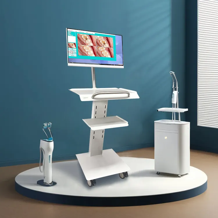 Kamera oral intra gigi, monitor LED dengan sistem komputer endoskopi gigi 24 inci kamera intraoral HD