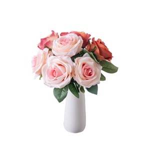 Rose artificielle Ai Qingrou à branche unique, résistante à la chaleur, pour la décoration de mariage, artisanat floral pour la maison et les événements - Product Image 5