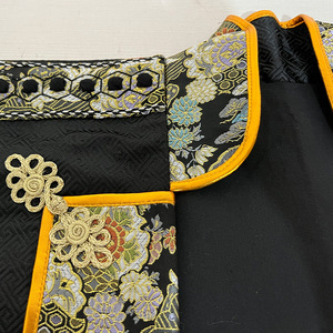 Kimono Giapponese Medievale e Rinascimentale Senza Maniche in Tessuto Intrecciato con Piume, Unisex per Adulti, Accessorio per Film e Televisione Indossabile da Veri Persone - Product Image 4
