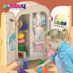 Jeu de cuisine moderne pour enfants avec réfrigérateur en plastique ABS, fonctionne avec <span class=keywords><strong>3</strong></span> piles AAA, pour les enfants de 2 à 7 ans, préscolaire - Product Image 3