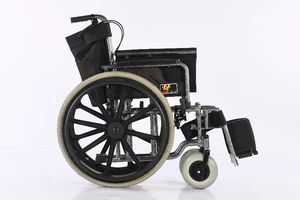 Fauteuil roulant tout-terrain pour personnes handicapées, confortable, robuste, réglable, avec repose-pieds et roues magnétiques, pour les soins à domicile - Product Image 2