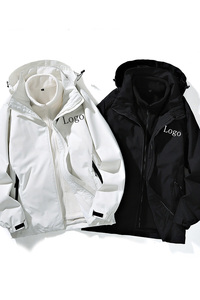 Chaqueta cortavientos personalizada con cremallera completa para hombre, chaqueta cortavientos impermeable de manga larga para deportes al aire libre para hombre - Product Image 5