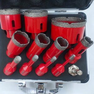 ชุดดอก<span class=keywords><strong>สว่าน</strong></span>เจาะ<span class=keywords><strong>รู</strong></span>สุญญากาศแบบเชื่อมเพชร TGS 13 ชิ้น ขนาด 10 มม. หัวเจาะคู่ สำหรับเจาะคอนกรีต หินอ่อน พลาสติก งานก่ออิฐ และงานเจาะกระเบื้อง - Product Image 4