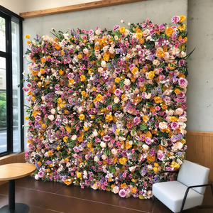 Mới đến 5D siêu thực hoa mẫu đơn hoa nhân tạo tường cho trang trí đám cưới bối cảnh - Product Image 6