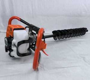 เครื่องเจาะดินแบบใช้น้ำมันเบนซิน 52 ซีซี เครื่องเจาะหลุมลึกสำหรับตอกเสาเข็ม - Product Image 5