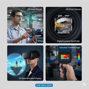 Layar Micro-OLED 1,3 inci, Resolusi 3552x3552 & 1600nits, 90Hz untuk Headset AR/VR/XR di Bidang Konsumen/Industri/Kedokteran - Product Image 6