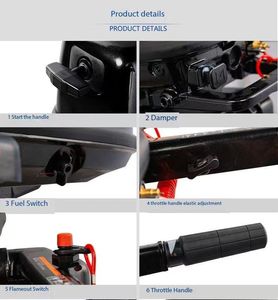 VENTE FLASH - Moteur hors-bord 2 temps 3,6 ch neuf pour bateau - Product Image 6