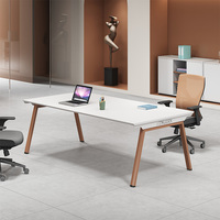 Vente directe d'usine, mobilier de bureau, table de conférence de luxe, bureau en bois, table de réunion, table de conférence moderne