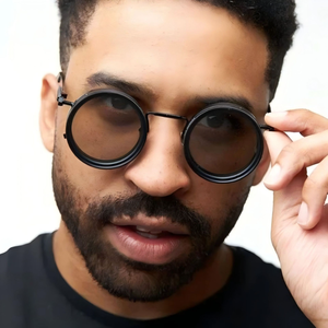 نظارات شمسية عتيقة ND9 قابلة للتعتيم للقيادة وصيد الأسماك مع فلتر، نظارات ريترو بانك مستقطبة مضادة للأشعة فوق البنفسجية للقيادة في الهواء الطلق - Product Image 1