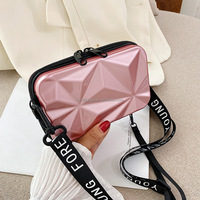 Trousse de Toilette Portable en ABS+PC Rigide, Mini Sac de Voyage Bandoulière pour Cosmétiques – En Stock
