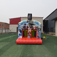 Personnalisé Populaire Avenger-film Thème Conception Gonflable Combo Obstacle Course