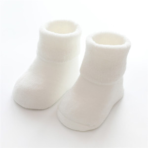 Chaussettes pour bébés en <span class=keywords><strong>polaire</strong></span> d'hiver en gros, douces, antidérapantes, en coton, pour garçons et filles, nouveau-nés, de 1 à 3 ans - Product Image 2