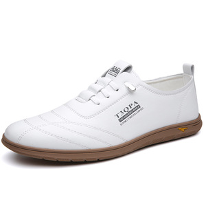 T3OPA Mocasines de cuero negro para hombre, zapatos informales suaves y cómodos para el trabajo y el uso diario - Product Image 5