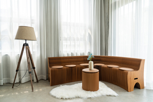 Canapé <span class=keywords><strong>en</strong></span> papier extensible, canapé Long artisanal, <span class=keywords><strong>en</strong></span> 3d, moderne, pour Salon, bureau et zones officielles, 100% - Product Image 4