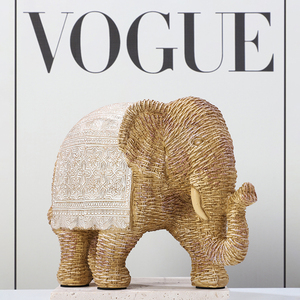 Statuette di Tre Elefanti ROOGO, Piccoli Elementi Decorativi in Resina per Soggiorno, <span class=keywords><strong>Camera</strong></span> dei Bambini e <span class=keywords><strong>Mensole</strong></span> - Product Image 6