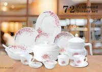 Grand saladier en verre opale avec serveurs, incassable et léger pour les repas en plein air et les buffets, durabilité de qualité commerciale
