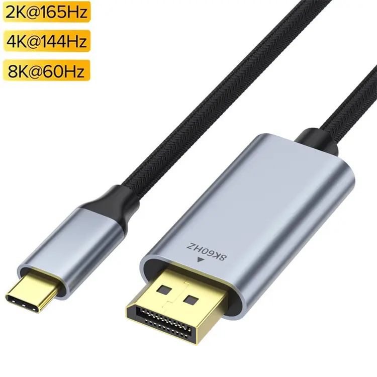 Usb-кабель с разъемом 8K Type-C на 1,4 кабель DP 8K 60 Гц 4K 144 Гц адаптер Thunderbolt3/4 Для Macbook Pro Samsung Huawei