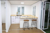 Casa Modulare Prefabbricata da 20 Piedi a Montaggio Rapido, Casa Container Pieghevole per Clinica Mobile, Ufficio, Campo, Casa Portatile