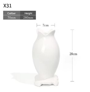Ohararyu <span class=keywords><strong>Ikebana</strong></span> vases en céramique blanche pour fleurs style <span class=keywords><strong>japonais</strong></span> oiseau volant <span class=keywords><strong>vase</strong></span> à fleurs pour débutants - Product Image 2