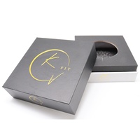 Caja de Regalo Magnética de Cartón Rígido para Cosméticos, Joyería y Perfumes, con Logotipo Personalizado, Hecha a Mano, con Acabado Mate y Esponja