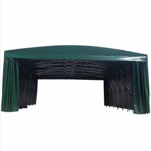 Ty屋外モバイルプッシュプルオーニング電気バスケットボールコートオーニング折りたたみ式格納式大型倉庫オーニングアクティビティテント - Product Image 6