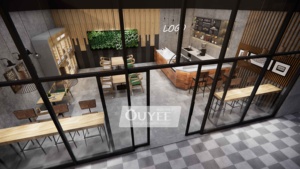 Cafetería comercial moderna personalizada, diseño de interior, tienda de café de lujo, diseño de mostrador para la venta - Product Image 5