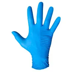 Guanto Juba - 576LB 6/XS Nitrile - Colore: Blu - Guanti da lavoro consigliati per: Laboratori. Industria chimica. - Product Image 6