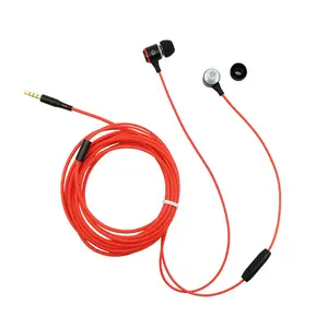 Tai Nghe 3M K Song Với Micro Hifi Stereo Có Dây Ghi Âm Trong Tai Kim Loại Hát Nút Tai Sản Phẩm Mới Màu Đỏ