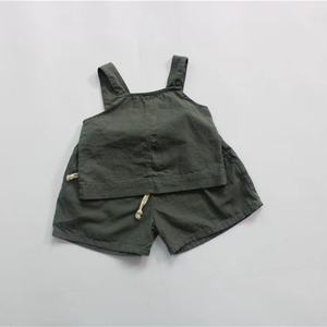 Pantalones cortos holgados de lino y algodón para niños, estilo coreano, novedad de verano 2022 - Product Image 6