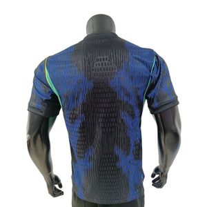 Brasilien 2026 Auswärtstrikot Individuelles Fußballtrikot Fußballshirt Uniform Abriebfest Vereins-Authentisches Polyester Fußballtrikot - Product Image 2
