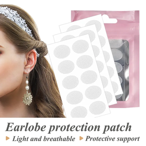 Parches de Soporte Invisibles para Lóbulos de Oreja con Logotipo Personalizado, para Evitar la Caída del Lóbulo, Cuidado de la Belleza para Orejas Estiradas o Dañadas por Pendientes Pesados - Product Image 6