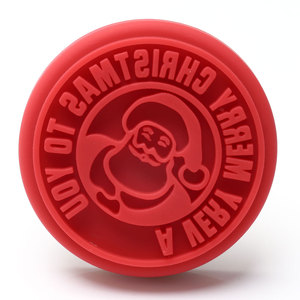 Dụng Cụ Cắt Và Tem Bánh Quy Giáng Sinh Cán Gỗ; Dụng Cụ Dập Nổi Cho Bánh Quy - Product Image 3