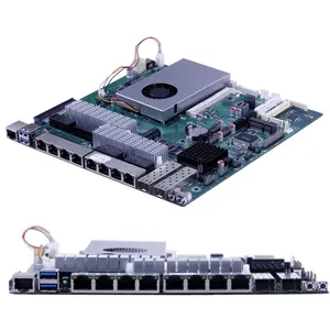 Zeroone 8 Lan Firewall Motherboard unterstützt Intel Core I3 2350M für Netzwerks icherheit mit 2 * SFP 1000MPs Glasfaser anschluss