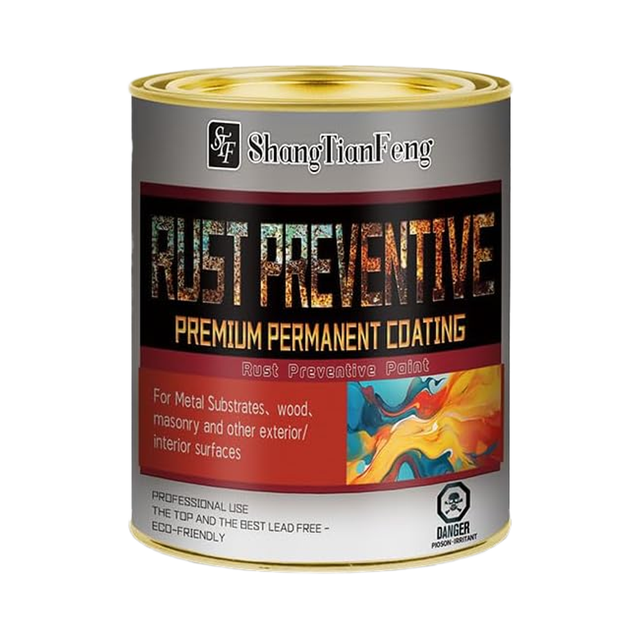Acrylic Spray Rust Preventive Paint for Metal Surfaces Carbon Steel Iron Outdoor Automotive Industrial Marine Use Liquid