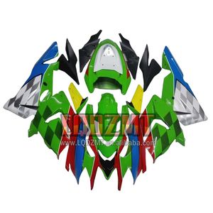 Corps OEM pour KAWASAKI <span class=keywords><strong>NINJA</strong></span> ZX <span class=keywords><strong>1000</strong></span> CC 10 R 10R ZX10R 04 05 50LQ.19 ZX1000 ZX-10R <span class=keywords><strong>2004</strong></span> 2005 Kit de carénages d'injection vert rouge - Product Image 1