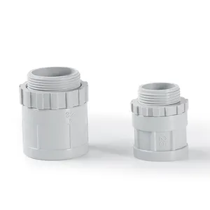 Wire Box Connectors Waterproof Corrugated Conduit Gland Plastic PVC Conduit Pipe Fittings