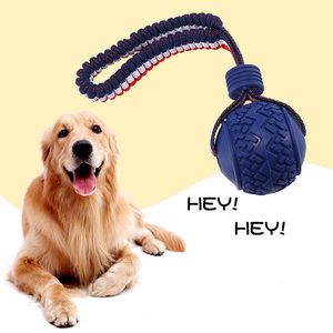 Hovicaed Ballon de dentition pour chien, jouet à mâcher interactif pour animaux de compagnie, idéal pour l'entraînement en extérieur - Product Image 1