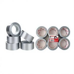Nastro Isolante Adesivo in Gomma con Base in Tessuto Nero CINTA, Monofacciale, Impermeabile, Sensibile alla Pressione per Uso Industriale - Product Image 1