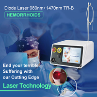 La plus nouvelle machine de découpe de chirurgie des hémorroïdes Laser 980nm1470nm Diode Laser traitement hémorroïdes proctologie Piles dispositif