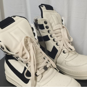 Botas Vaqueras de Cuero Genuino para Hombre, con Cierre y Cordones, Talla Grande, Botas de Tobillo de Alta Calidad y Moda - Product Image 4