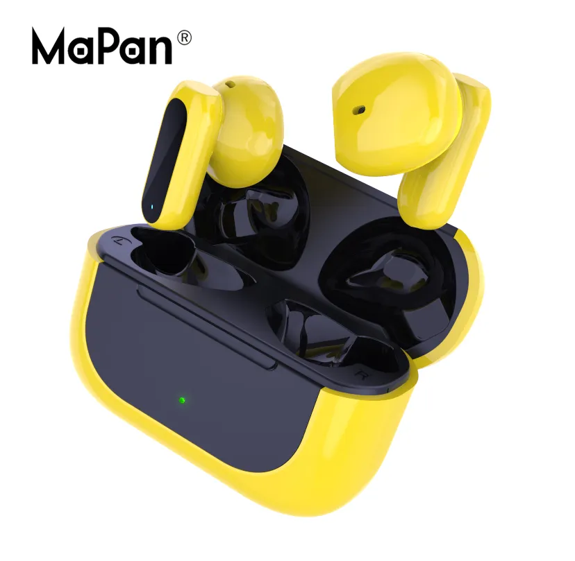 Mapan-Echte kabellose Bluetooth-Ohrhörer, Sport-Kopfhörer, günstiger Kopfhörer, Freihändig, 20H Stereo-Musik, TWS, kostenloser Versand